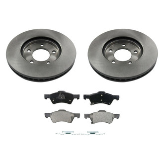 bproauto® - Front Brake Kit with Semi-Metallic Pads