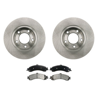 bproauto® - Front Brake Kit with Semi-Metallic Pads