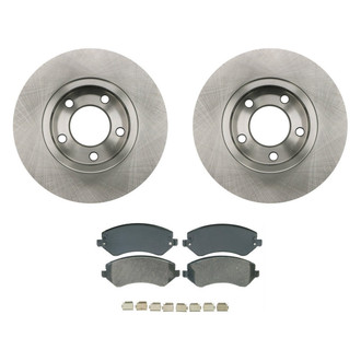 bproauto® - Front Brake Kit with Semi-Metallic Pads