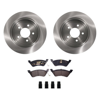 bproauto® - Rear Brake Kit with Semi-Metallic Pads