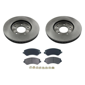bproauto® - Front Brake Kit with Semi-Metallic Pads