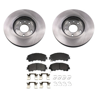 bproauto® - Front Brake Kit with Semi-Metallic Pads