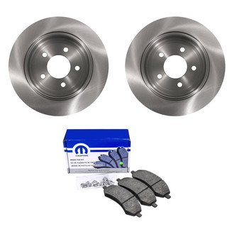 bproauto® - Rear Brake Kit with Semi-Metallic Pads