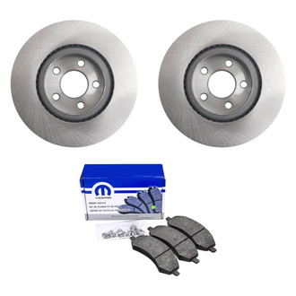 bproauto® - Front Brake Kit with Semi-Metallic Pads