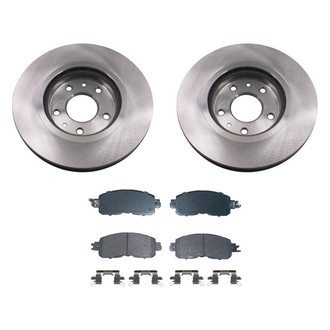 bproauto® - Front Brake Kit with Semi-Metallic Pads