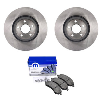 bproauto® - Front Brake Kit with Semi-Metallic Pads