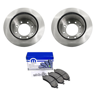 bproauto® - Rear Brake Kit with Semi-Metallic Pads