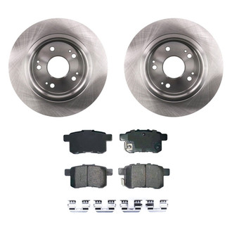 bproauto® - Rear Brake Kit with Semi-Metallic Pads