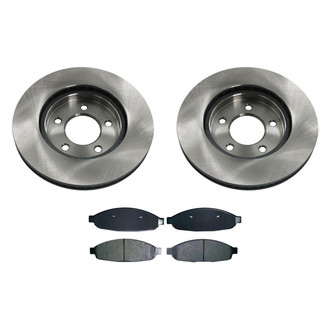 bproauto® - Front Brake Kit with Semi-Metallic Pads