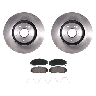 bproauto® - Front Brake Kit with Semi-Metallic Pads