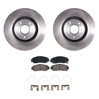 bproauto® - Front Brake Kit with Semi-Metallic Pads
