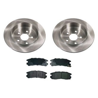 bproauto® - Rear Brake Kit with Semi-Metallic Pads