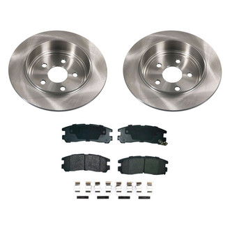 bproauto® - Rear Brake Kit with Semi-Metallic Pads