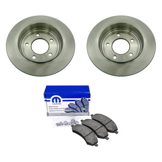 bproauto® - Rear Brake Kit with Semi-Metallic Pads