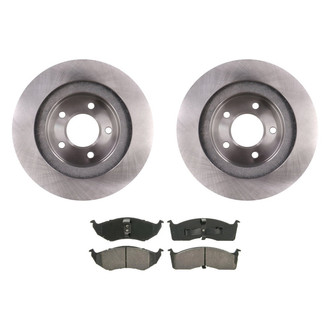 bproauto® - Front Brake Kit with Semi-Metallic Pads