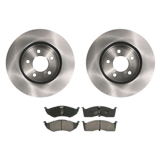 bproauto® - Front Brake Kit with Semi-Metallic Pads
