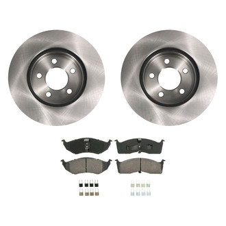 bproauto® - Front Brake Kit with Semi-Metallic Pads