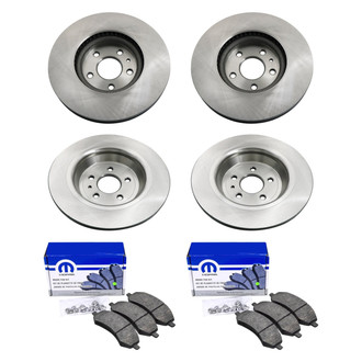bproauto® - Front and Rear Brake Kit with Semi-Metallic Pads