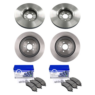 bproauto® - Brake Kit with Semi-Metallic Pads