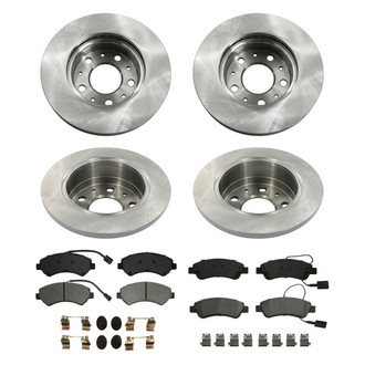 bproauto® - Brake Kit with Semi-Metallic Pads