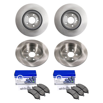 bproauto® - Front and Rear Brake Kit with Semi-Metallic Pads