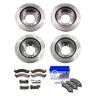 bproauto® - Brake Kit with Semi-Metallic Pads