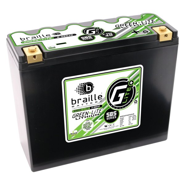 Braille Battery® - Green-Lite Lithium G-SBC40 Battery 1197 Amp