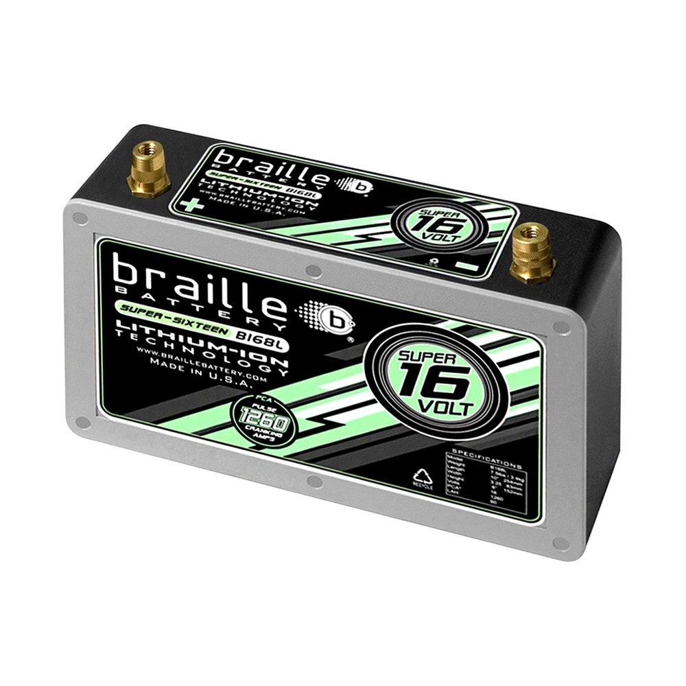 Super 16 Volt Drag Race Spec Lithium Battery and Rapid Charger