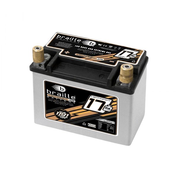 Braille Battery® - Racing Battery 17lbs 1191 PCA 6.8x4.0x6.1