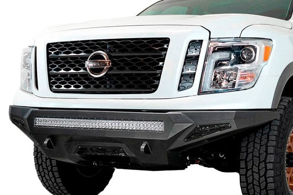 New Ultra Tough Add Stealth Fighter Full Width Front Hd Bumpers For Titan At Carid Nissan 7388