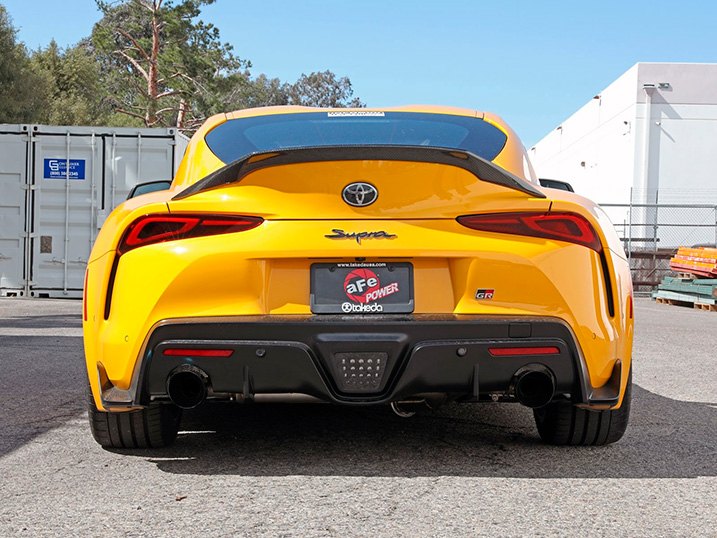 All-New Takeda Cat-Back Exhaust by aFe for Toyota Supra | Toyota Nation ...