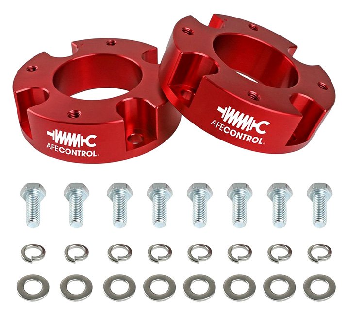 Introducing aFe Control Front Leveling Strut Spacers for Popular Trucks