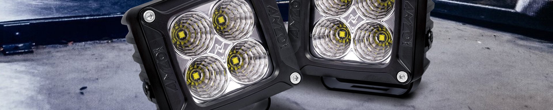 New Rugged High Intensity LED 20W Flood Beam Off-Road Lights by Anzo