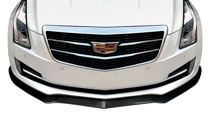 First Look At All New Cadillac Ats Front Bumper Lip By Carbon Creations