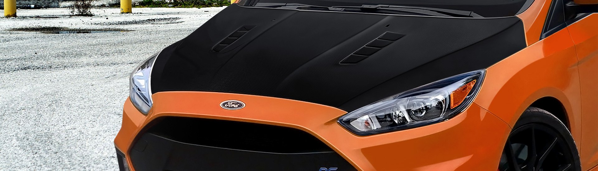 Focus RS Style Carbon Fiber Hood by Carbon Creations - New Product