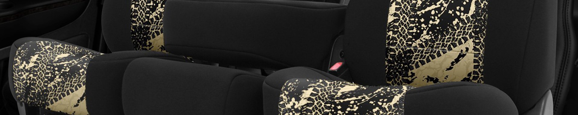 Coverking Now Offers Cool Tire Track Print Patterns on Their Neosupreme Seat Covers