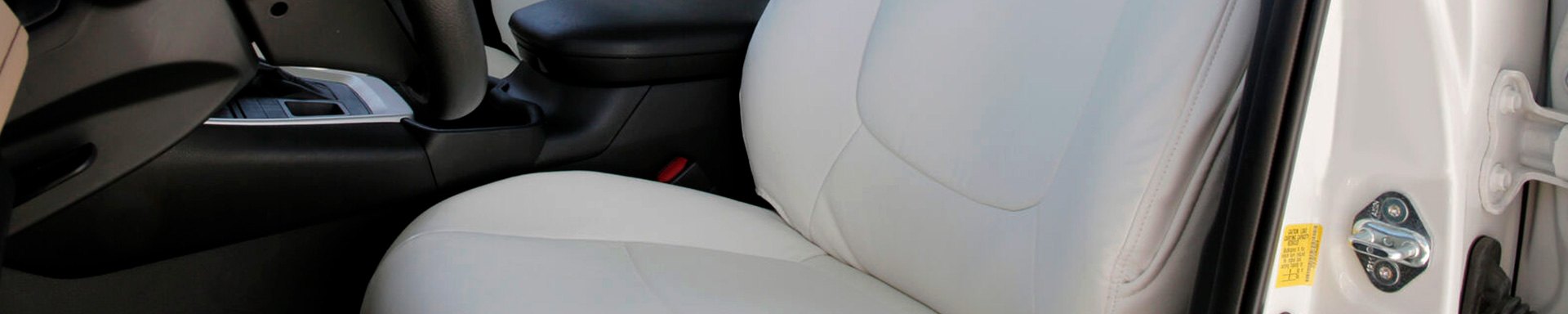 Coverking Now Offers Premium Leatherette Custom Seat covers in White Color