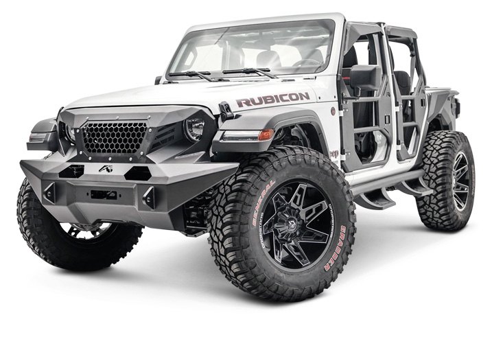 Grumper Full Width Front HD Bumper by Fab Fours is now Available for JL ...