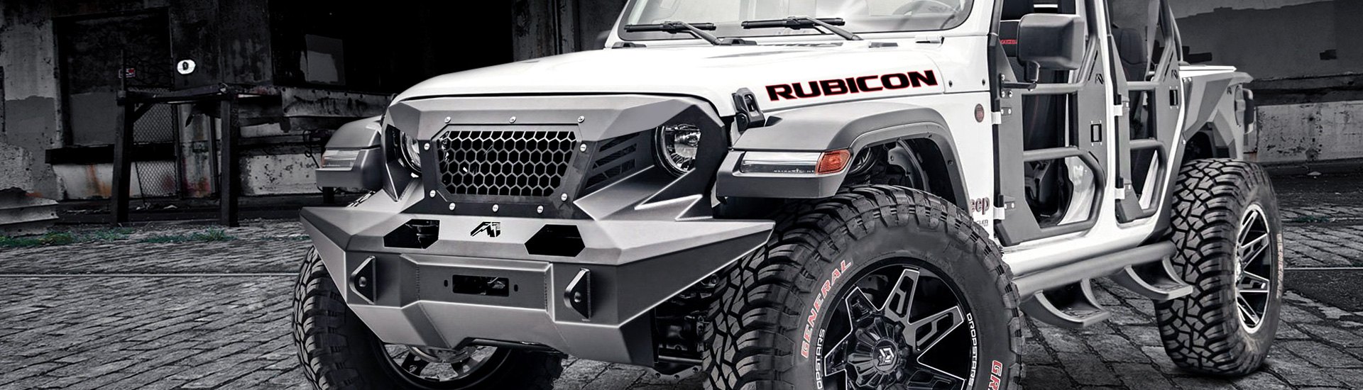 Grumper Full Width Front HD Bumper by Fab Fours is now Available for JL  Wrangler