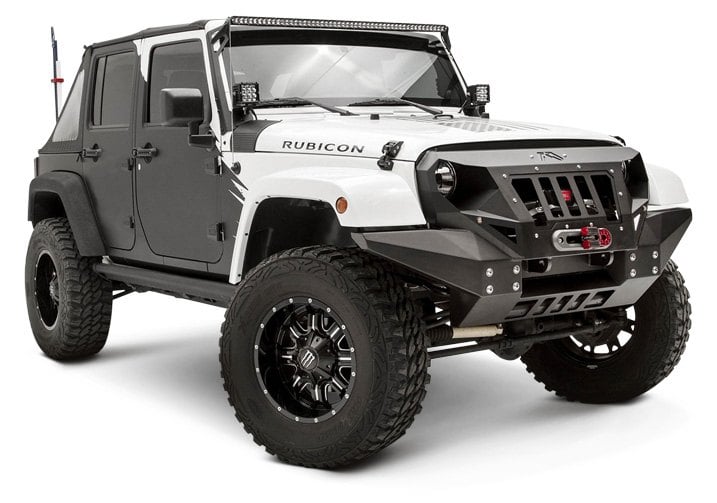 Grumper Full Width Front HD Bumper by Fab Fours is now Available for JL ...