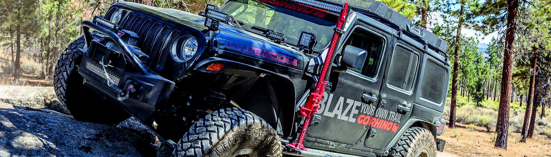 New Exterior Jack Mount by Go Rhino for Jeep Wrangler & Gladiator