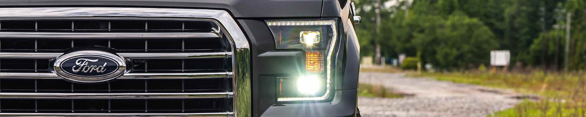 Affordable Morimoto XB Hybrid Black DRL Bar Projector LED Headlights for Ford F-150
