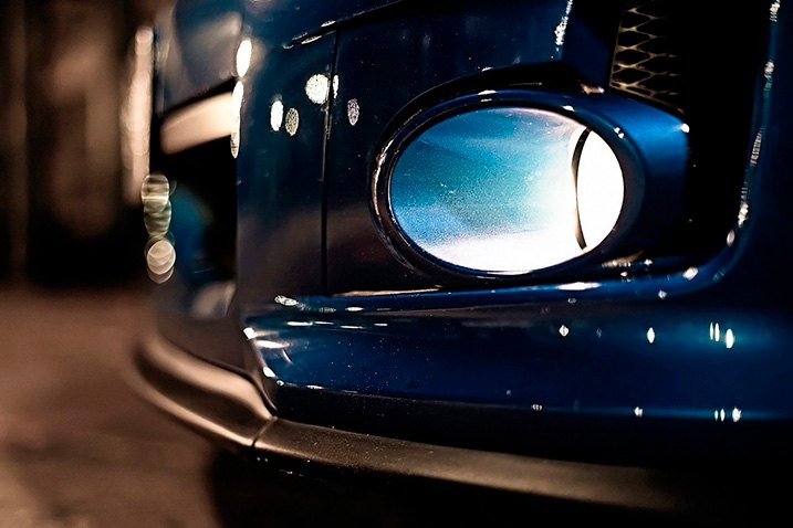 XB Projector LED Fog Lights Lighted Up