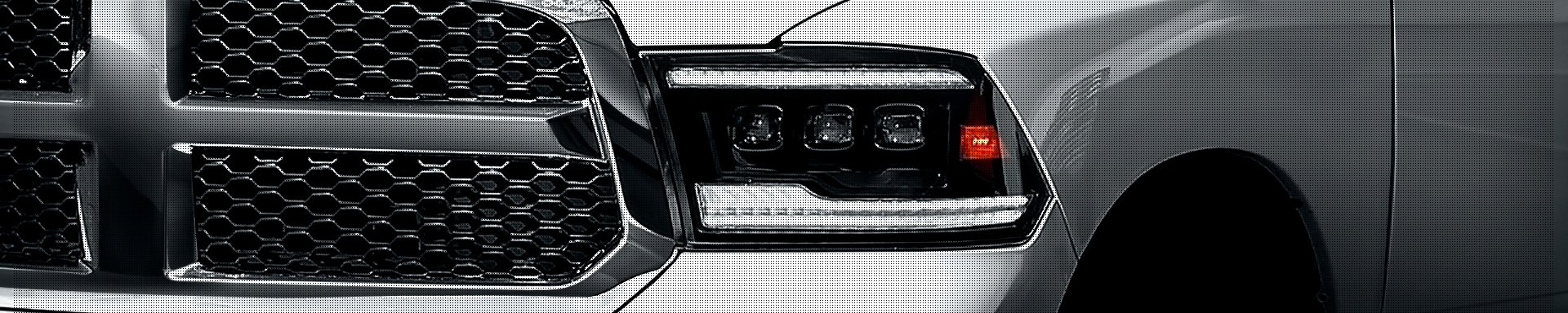 Spec-D LED Projector Headlights With Sequential DRL Bars for RAM Trucks