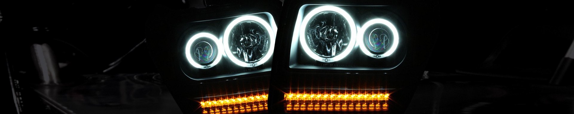 Finally! Spyder Now Offers Black Halo Projector Headlights for Dodge Nitro