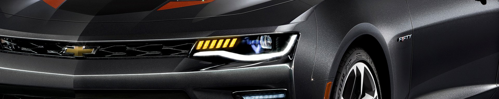 New Style LED DRL Bar Projector Headlights by Spyder For 6th Gen. Camaro