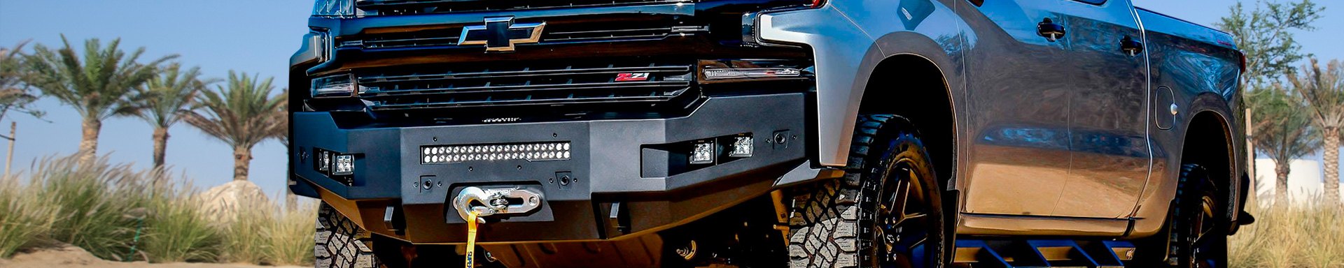 New Westin Pro-Series Steel Bumper For Chevy Silverado Trucks