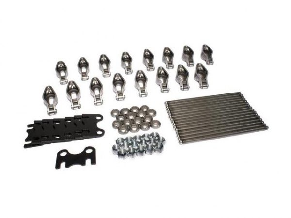 COMP Cams® - Stud Mount Non Self Aligning Rocker Arm & Pushrod Kit with Guide Plate
