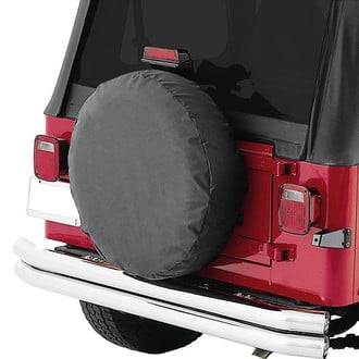 Rampage® - 27"-29" Black Vinyl Spare Tire Cover
