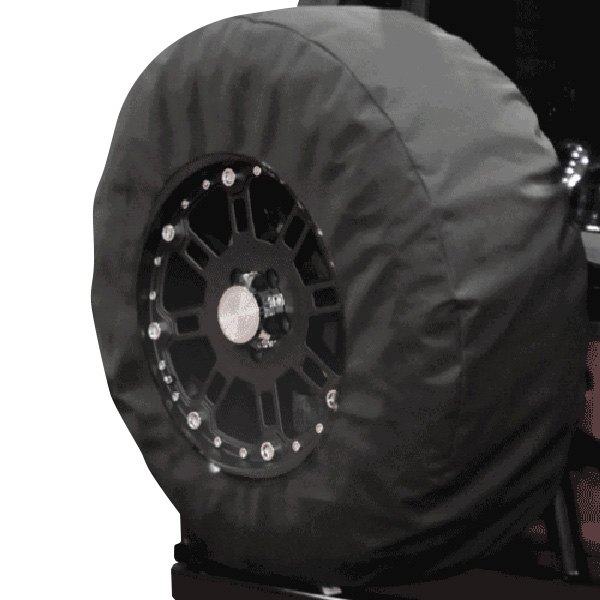 Rampage® - 30"-32" Black Diamond Spare Tire Cover with 17" Window